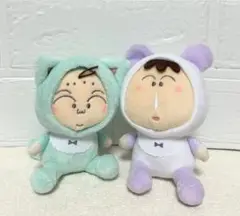 クレヨンしんちゃん　ぬいぐるみマスコット　2種セット　10cm