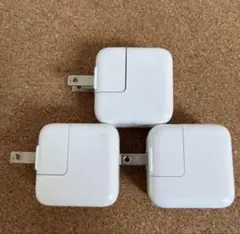 【早い者勝ち】Apple正規品 iPad用アダプタ 3個セット10W A1357
