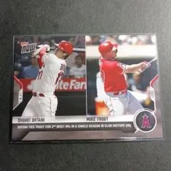大谷翔平 2021 Topps Now トラウトと並び球団2位タイの最多本塁打