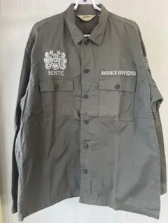 AVIREX シャツ グリーン 2XL