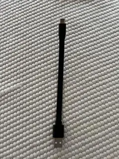 USB-A to USB-C ケーブル 約20cm 黒