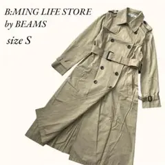 B:MING LIFE STORE／トレンチコート ロング丈 ベルト付き