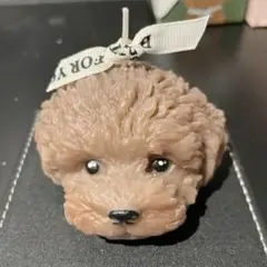 ハンドメイド 犬の顔 アロマキャンドル