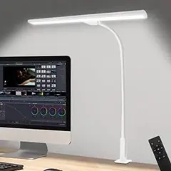 デスクライト LED led デスクスタンド 調色 調光 非対称 高輝度 クリッ