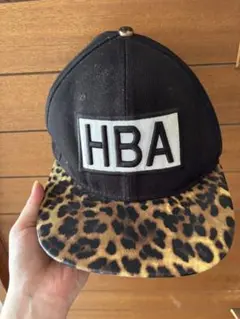 HBA レオパード柄 キャップ