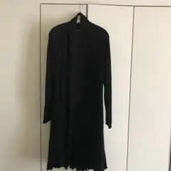 新品★ブラックロングカーディガン★L