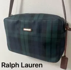 美品　ラルフローレン　vintage ブラックウォッチ　ショルダーバッグ