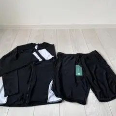 メンズ　ラッシュガードサーフパン2点セット XL