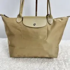 ✨良品✨LONGCHAMP ロンシャン プリアージュM トートバッグ ベージュ