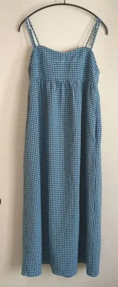 ローリーズファーム　チェック柄キャミワンピース