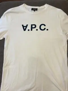 A.P.C. ホワイト Tシャツ ロゴ入り