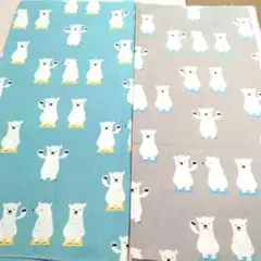 シロクマ柄生地セット