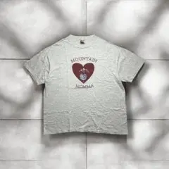 90's'ONEITAハートT シングルステッチ　ボックスシルエット