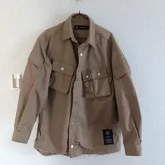 GU×UNDERCOVER ベージュ長袖シャツ M