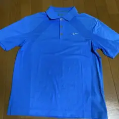 ナイキゴルフ ドライフィット ポロシャツ　ブルー　Mサイズ