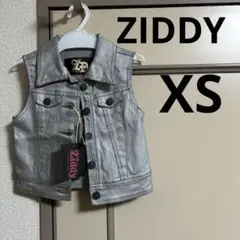 タグつき【ZIDDY】子供服 XS 100cm デニムジャケット シルバー