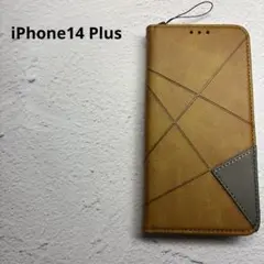 iPhone14 Plus 手帳型ケース　ベージュ