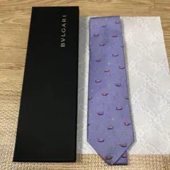 【値下げ 新品未使用タグ箱付】イタリア製『BVLGARI』7ホールドタイ