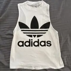 adidas ホワイト タンクトップ