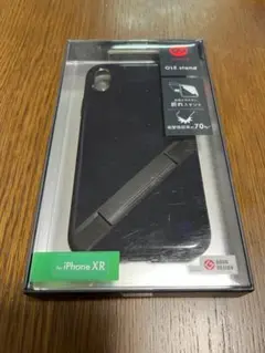 iPhone XR ケース compino OLEstand ブラック