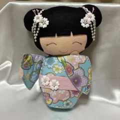 着物姿の手作り人形 21cm