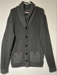 TOMMY HILFIGER グレー カーディガン Mサイズ