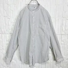 【定番アイテム】ユニクロ　UNIQLO スタンドカラーシャツ　【733】