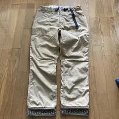 ノースフェイスパープルレーベル コットンポリ ワークパンツ