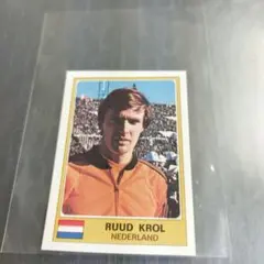 1977 パニーニ ユーロフットボール ステッカー　ルート・クロル　オランダ代表