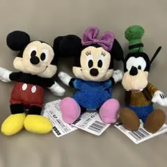 ディズニー　ミッキー&フレンズ　キラキラぬいぐるみ