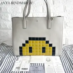 ANYAHINDMARCH Ebury Shopper Pixel Smiley