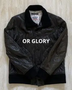 オア　グローリー　ライダースジャケット 中古・古着通販】OR GLORY (オアグローリー) レザーライダース
