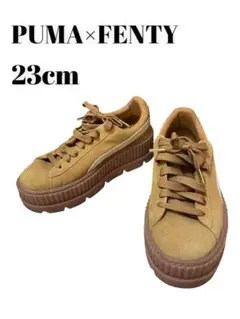 PUMA x FENTY Rihanna コラボスニーカー ブラウン 23cm