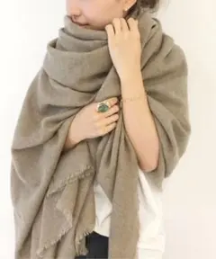DOUCE GLOIRE カシミア ストール ベージュ