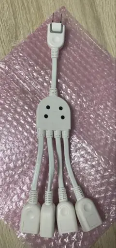 【中古】ACアダプタ用電源タップ T-ADR4WH エレコム