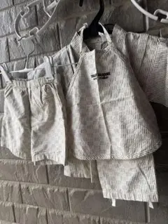 コットン甚平セット（スタイ付き）