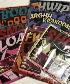 ヒロアカ　1番くじ　相反する思い　H賞　キャラクターモチーフジャガータオル　7種