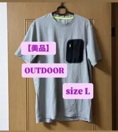 【美品】OUTDOOR FIT メンズ Tシャツ Lサイズ