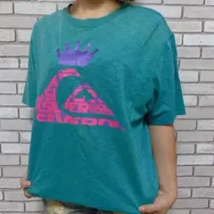 ≡パステルカラー≡ 古着　クイックシルバー　Tシャツ　王冠