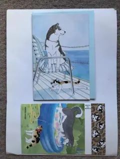 動物のお医者さん　ポストカード＆カセットテープラベルのセット　花とゆめ付録