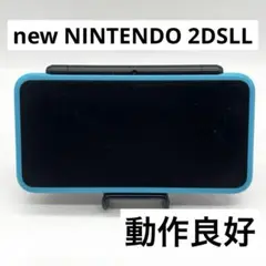 【動作良好】Newニンテンドー2DS LL ブラック×ターコイズ 本体