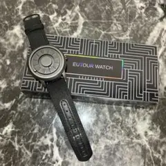 EUTOUR アナログ腕時計 ブラック