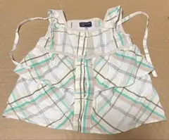 KUMIKYOKU チェック柄 トップス 100