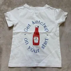ケチャップ　Tシャツ ホワイト