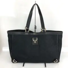 GUCCI グッチ GGキャンバス アビー トートバッグ ブラック ブランド