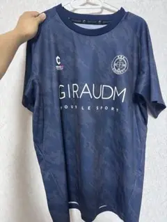 GIRAUDM ネイビー スポーツシャツ