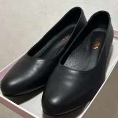 黒パンプス　23.5cm