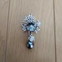 真珠パールブローチ黒蝶真珠パールブローチ【3日間限定値下げ】