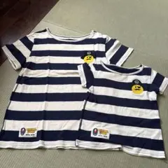 ユニコーン　ツアーグッズ　親子ペア ストライプTシャツ