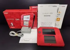 ニンテンドー2DS 本体 レッド 箱 説明書 充電器付き 美品